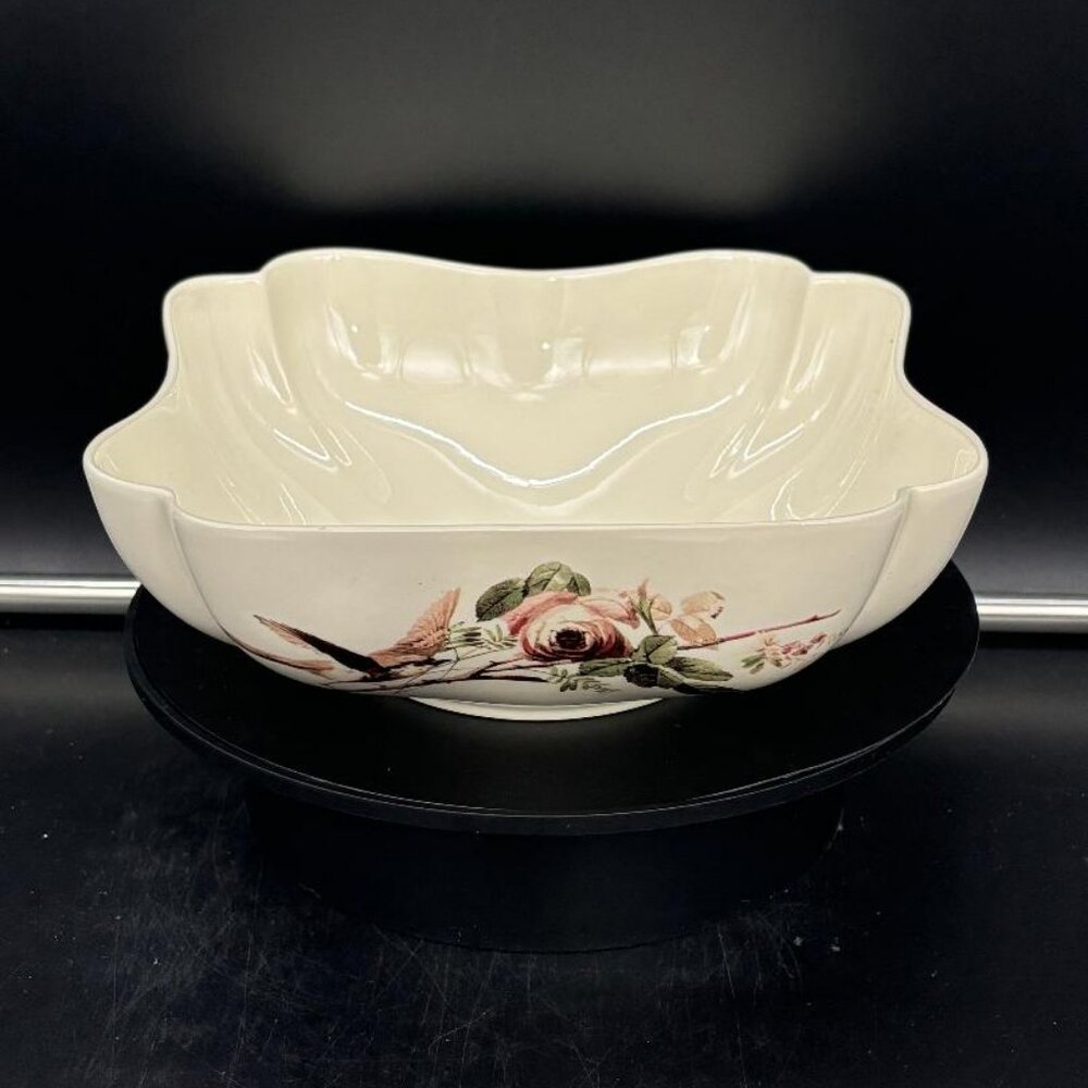 Vintage Lenox Accoutrements by Anna Griffin Bird Floral Serving Bowl 7" - Picture 1 of 7